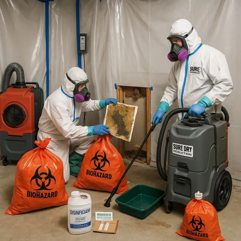 Contaminated Water Handling Protocols process in Garrison, ND