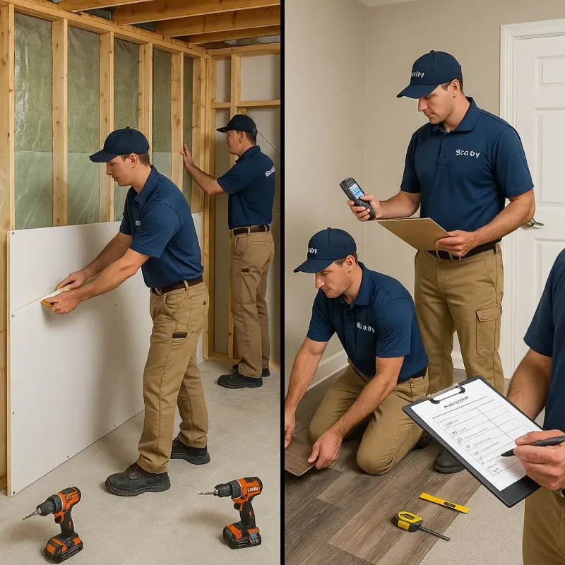 Repairs and Reconstruction process in Garrison, ND