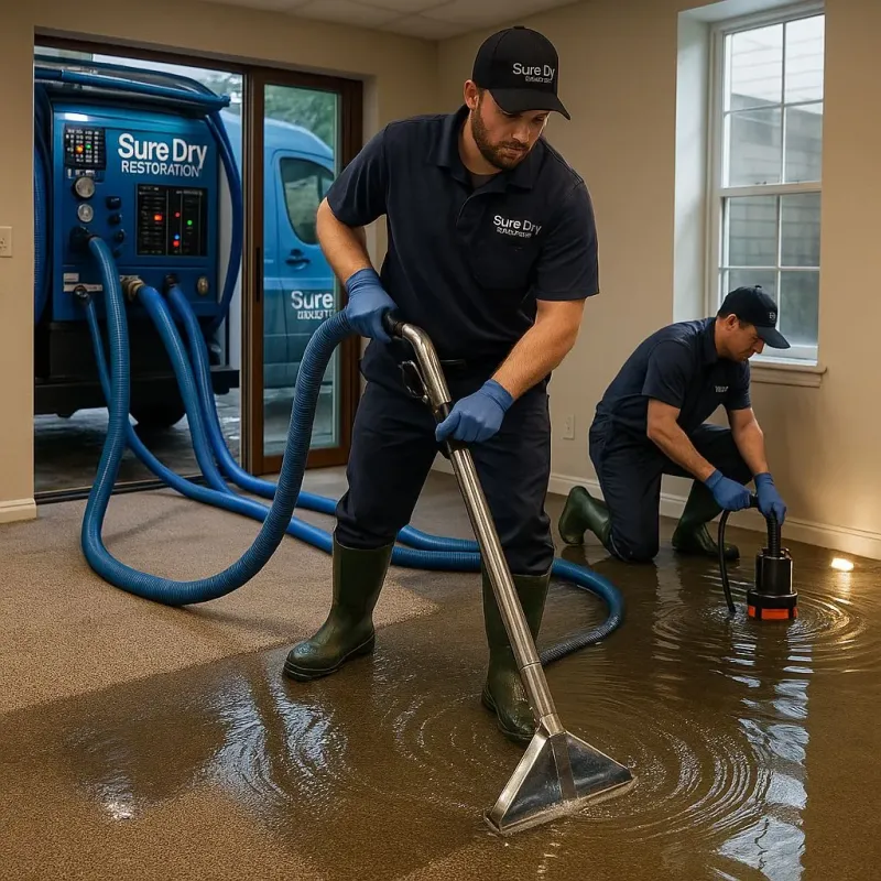 Water Extraction and Removal process in Garrison, ND